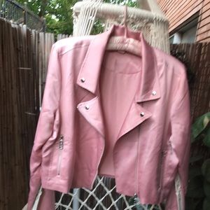 Victoria Secret pink satin short jacket